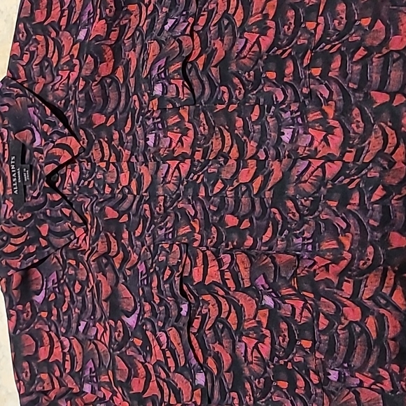 All Saints patterned silk blouse - Picture 4 of 11